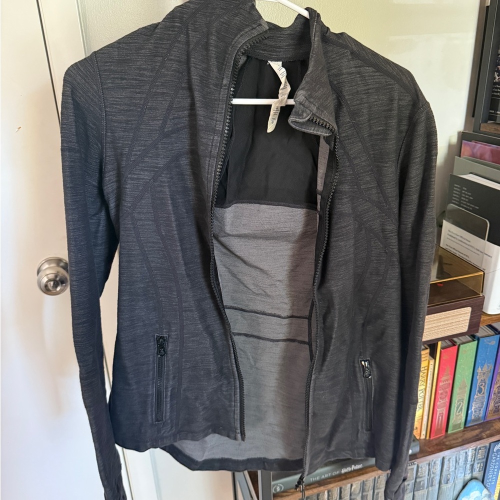 Lululemon Athletica Charcoal Zip-Up Jacket